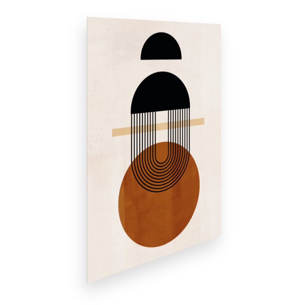 Affiche Formes géométriques modernes