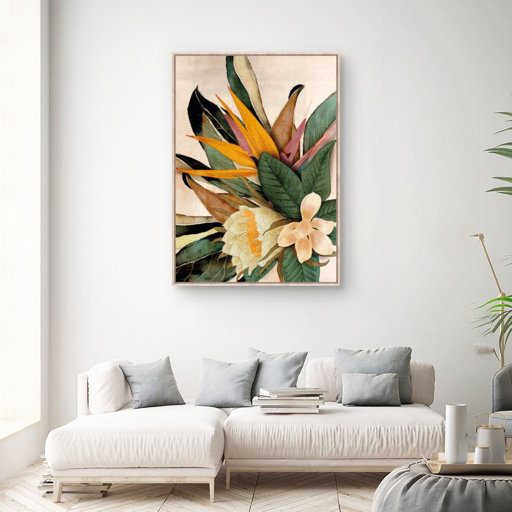 Tableau Fleurs exotiques