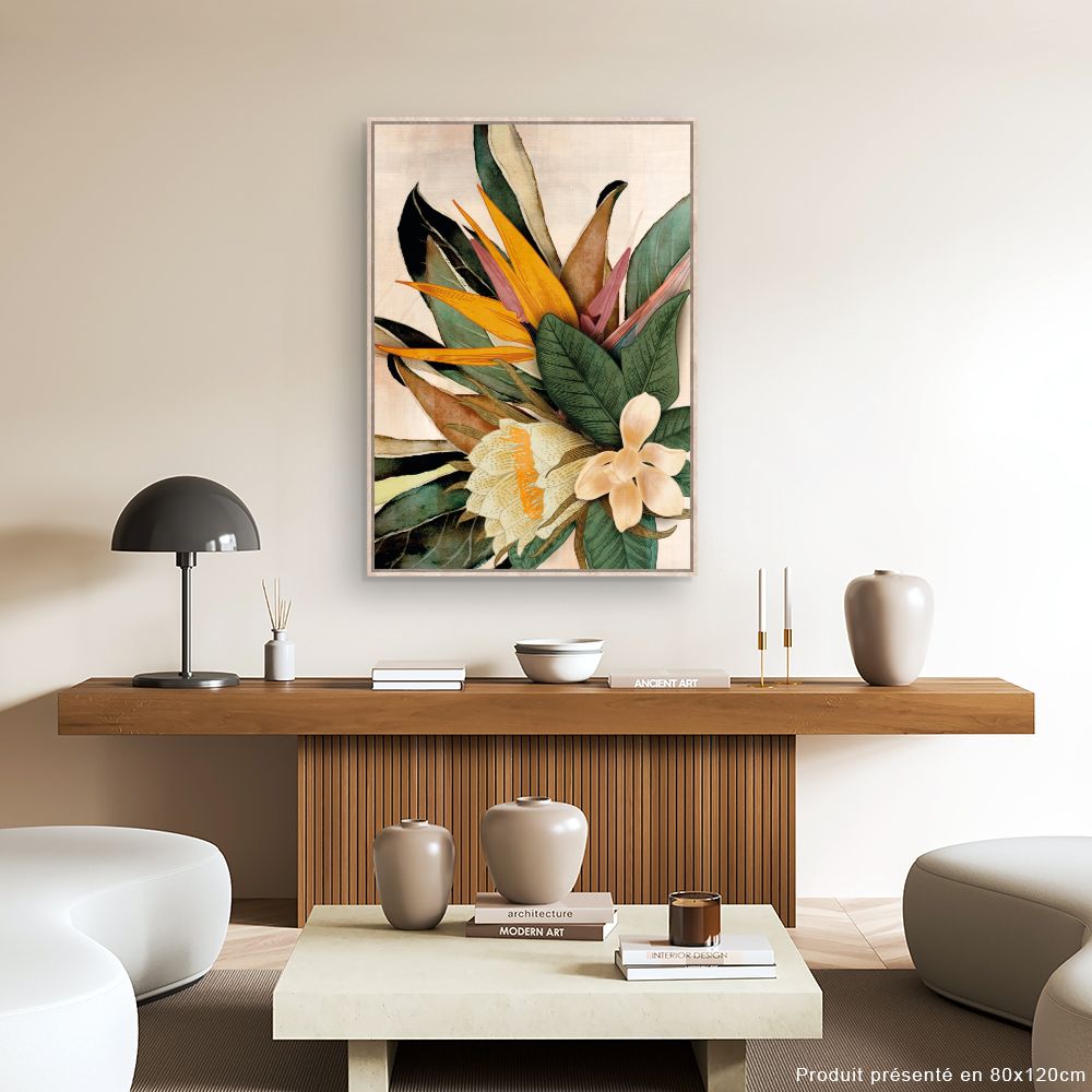 Tableau Fleurs exotiques