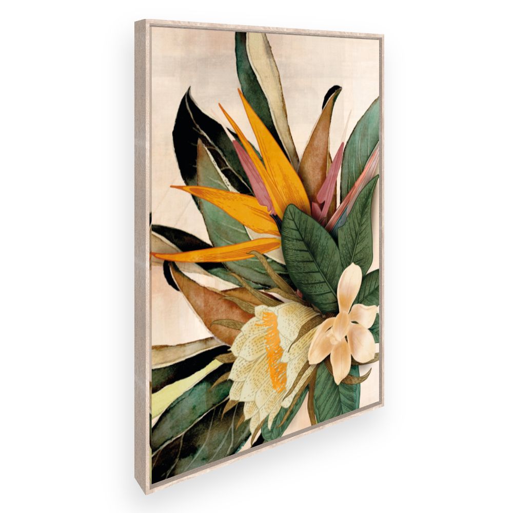 Toile Fleurs exotiques