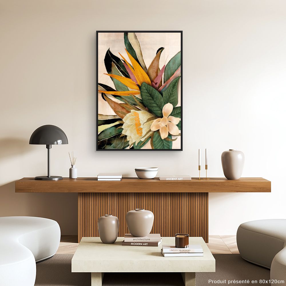Tableau Fleurs exotiques
