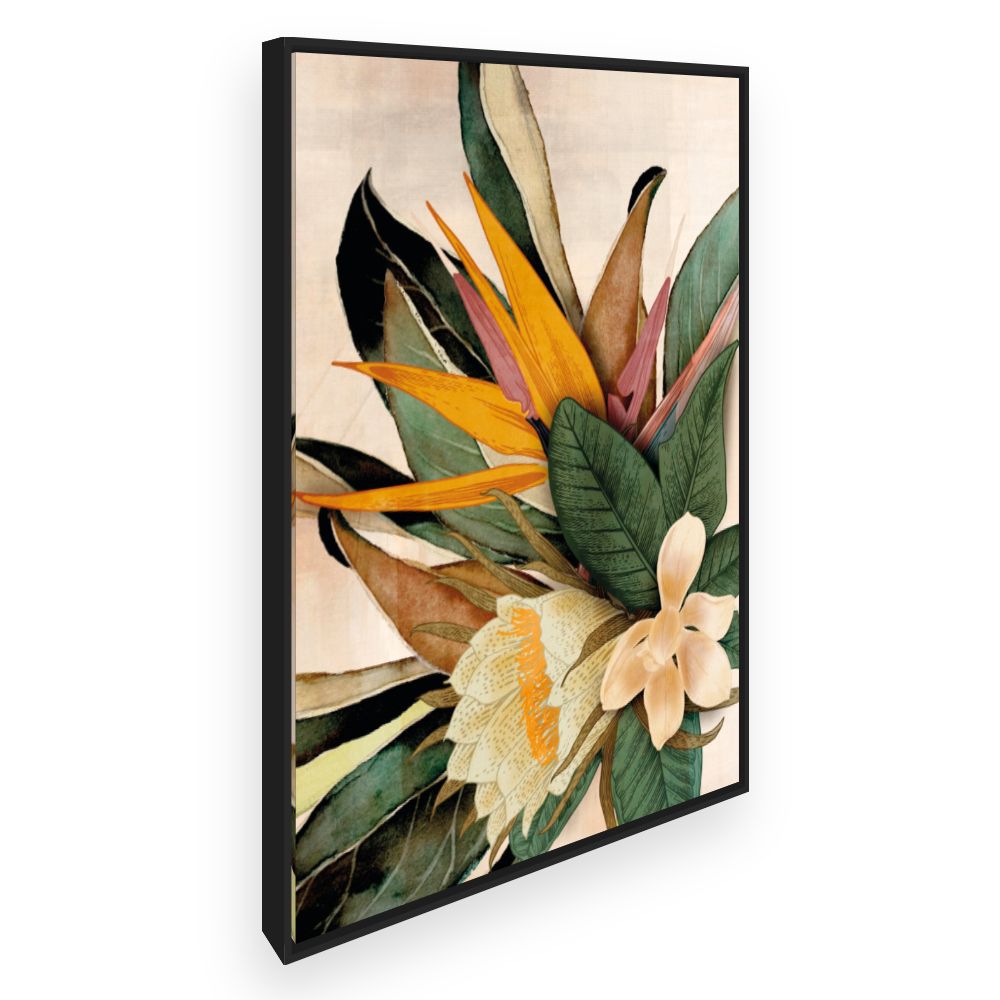 Toile Fleurs exotiques