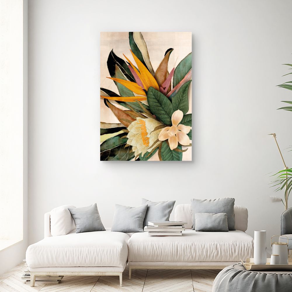 Tableau Fleurs exotiques