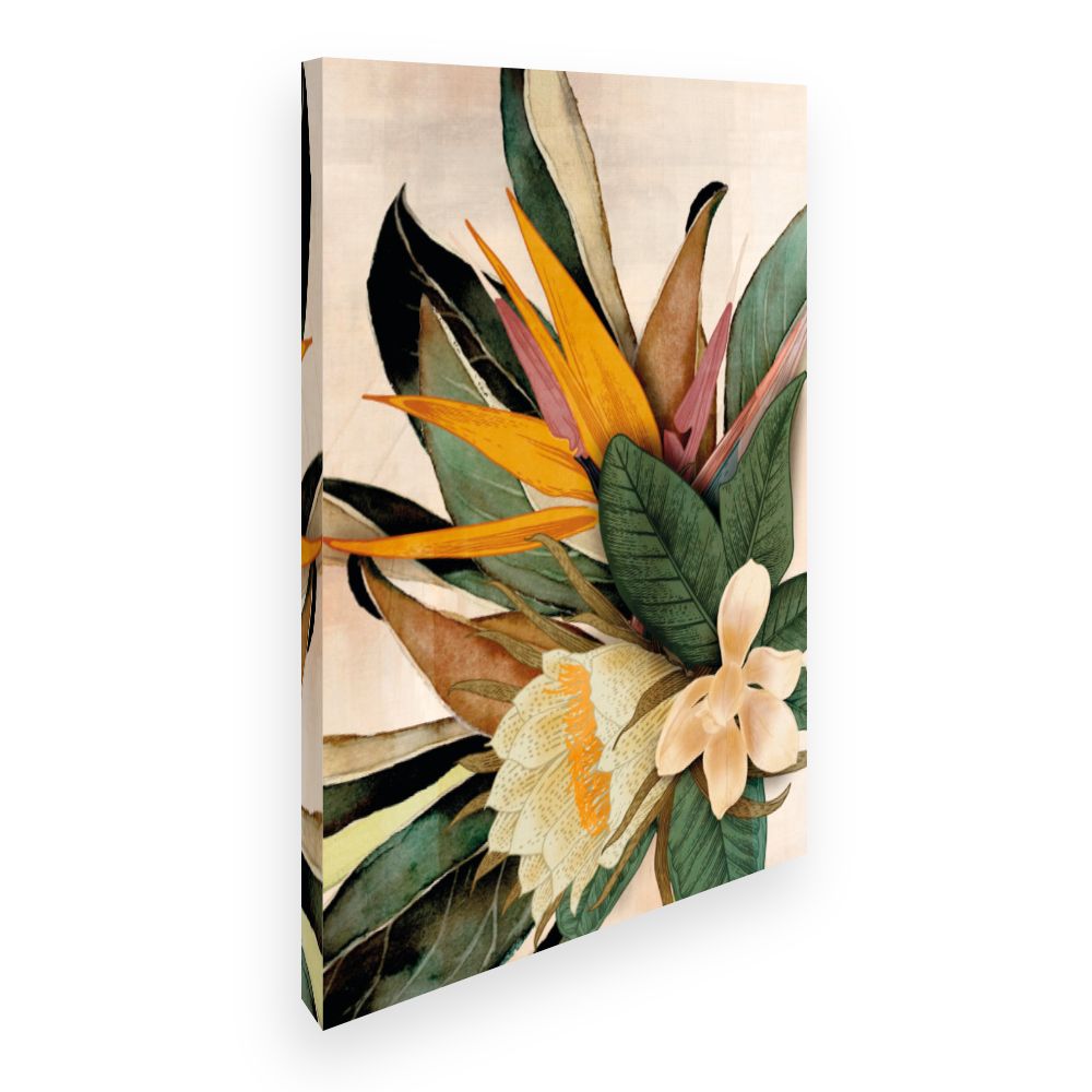 Toile Fleurs exotiques
