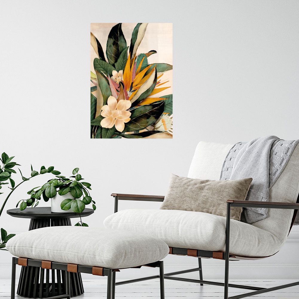 Affiche Fleurs tropicales éclatantes
