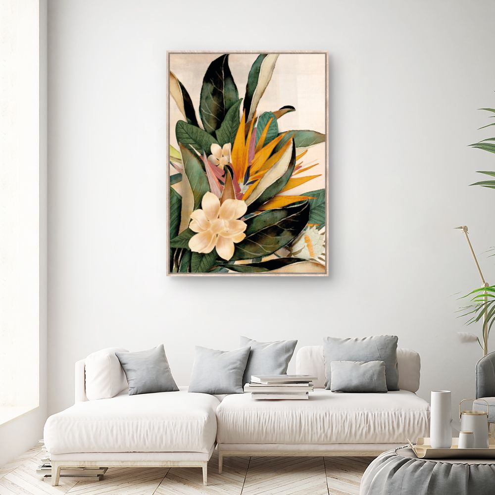 Tableau Fleurs tropicales exotiques