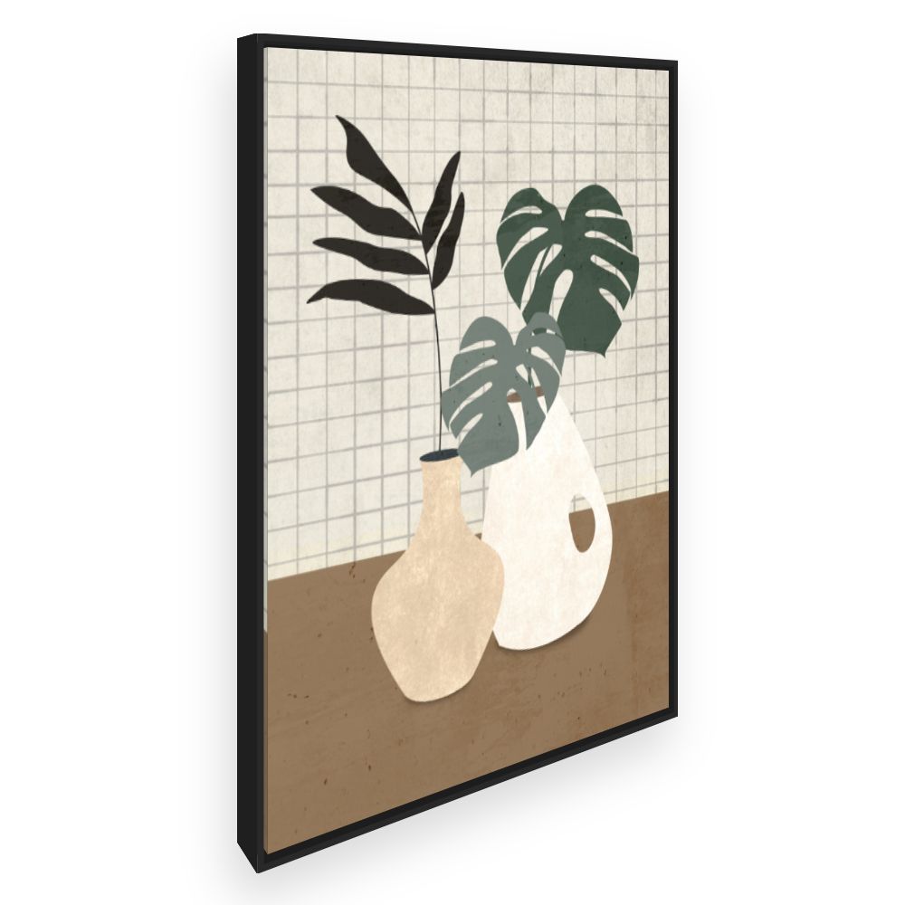 Toile Vases feuillagés