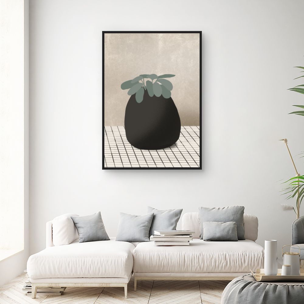 Tableau Plante moderne minimaliste