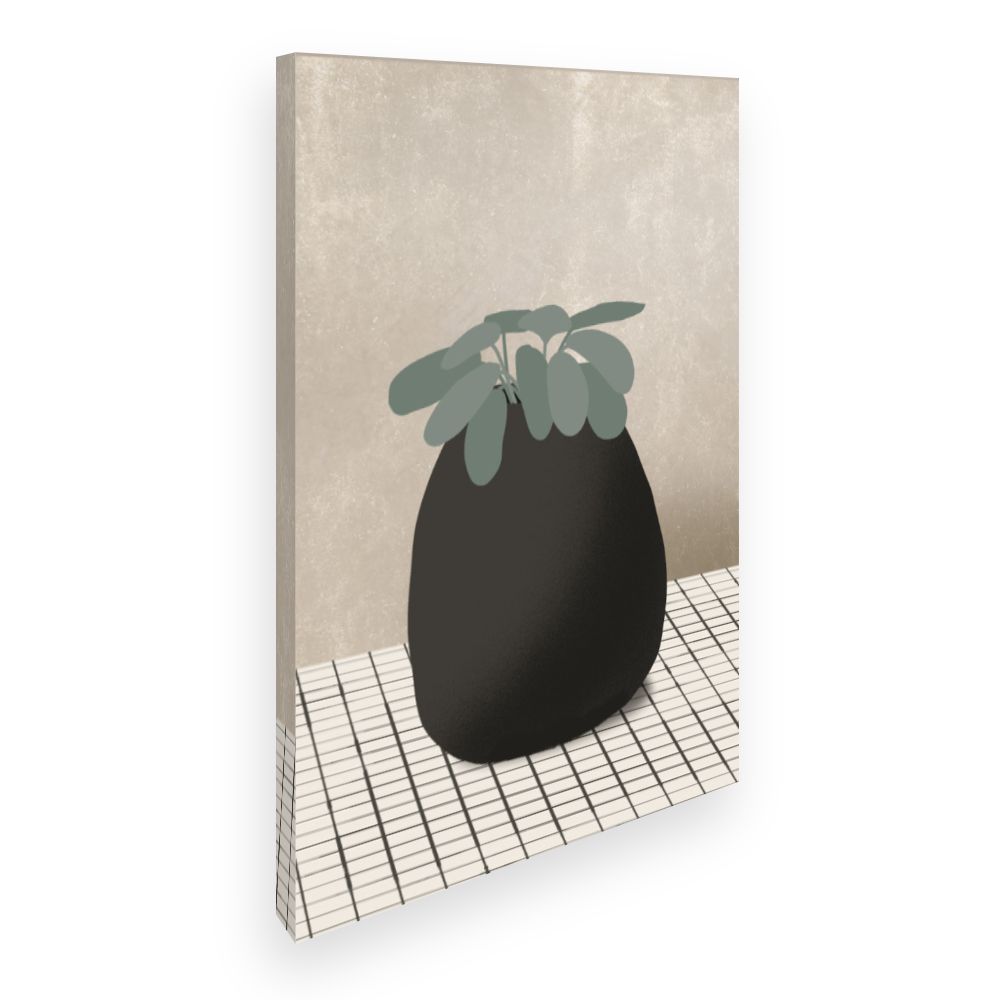 Toile Plante moderne minimaliste