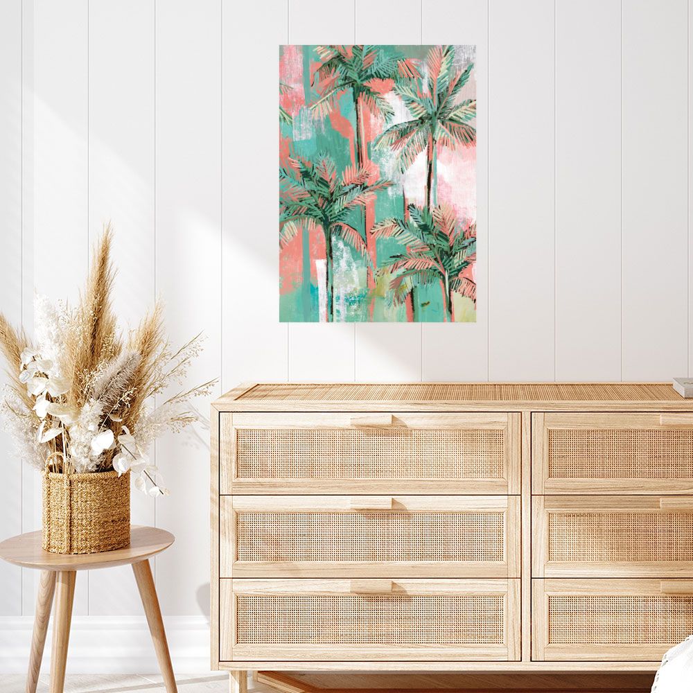 Affiche Palmiers tropicaux