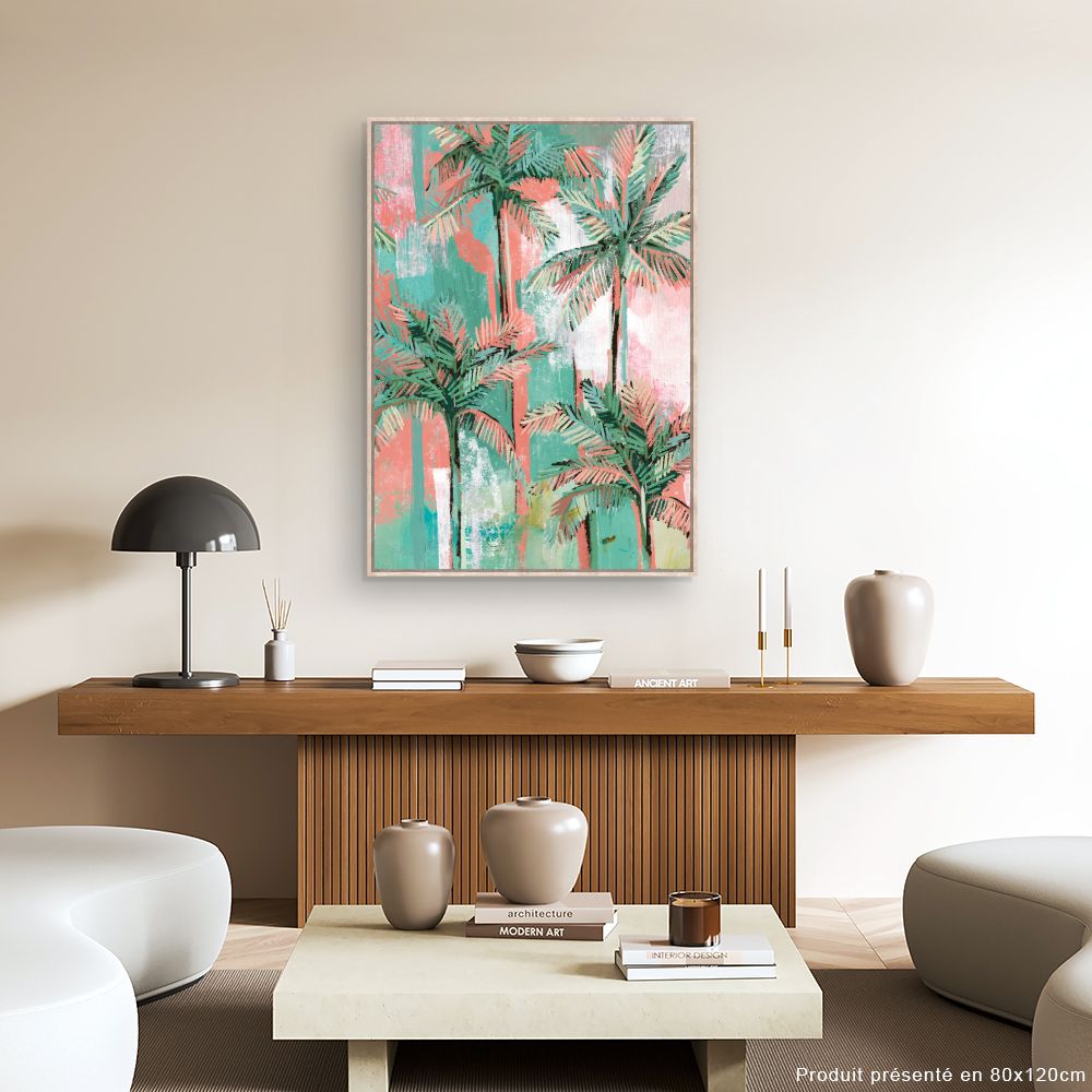 Tableau Palmiers tropicaux