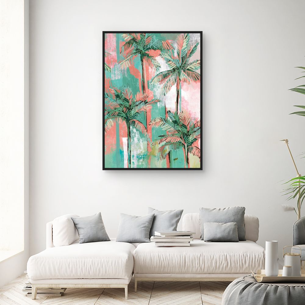 Tableau Palmiers tropicaux