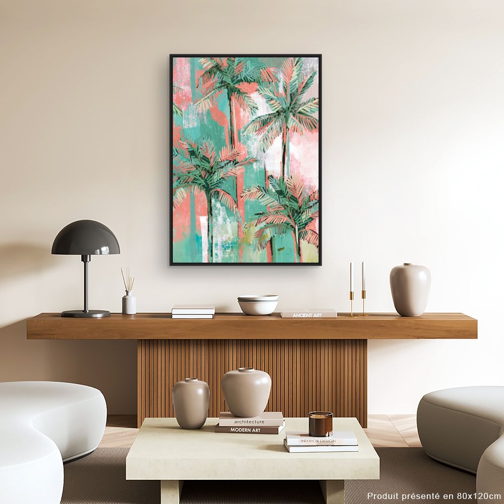 Tableau Palmiers tropicaux