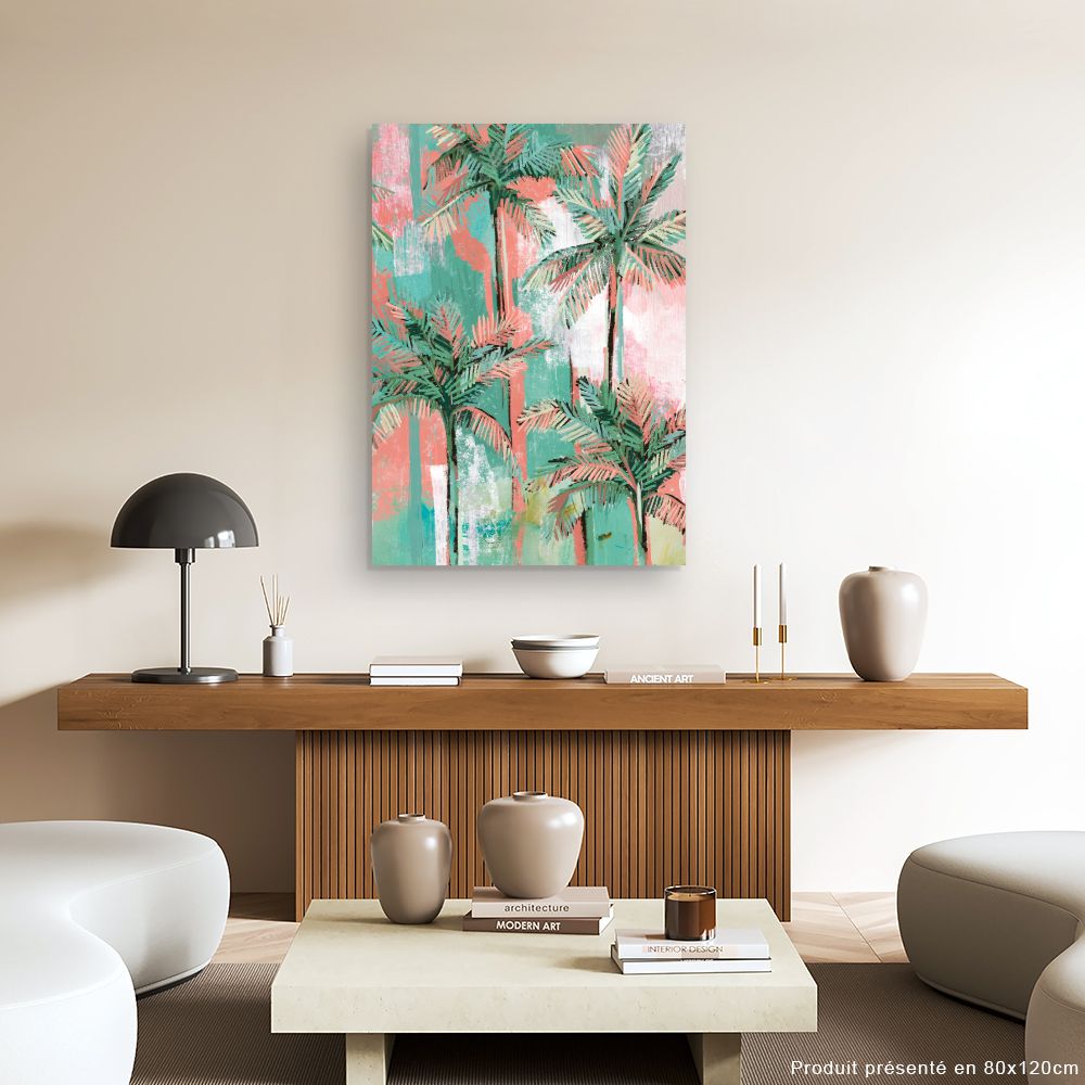 Tableau Palmiers tropicaux