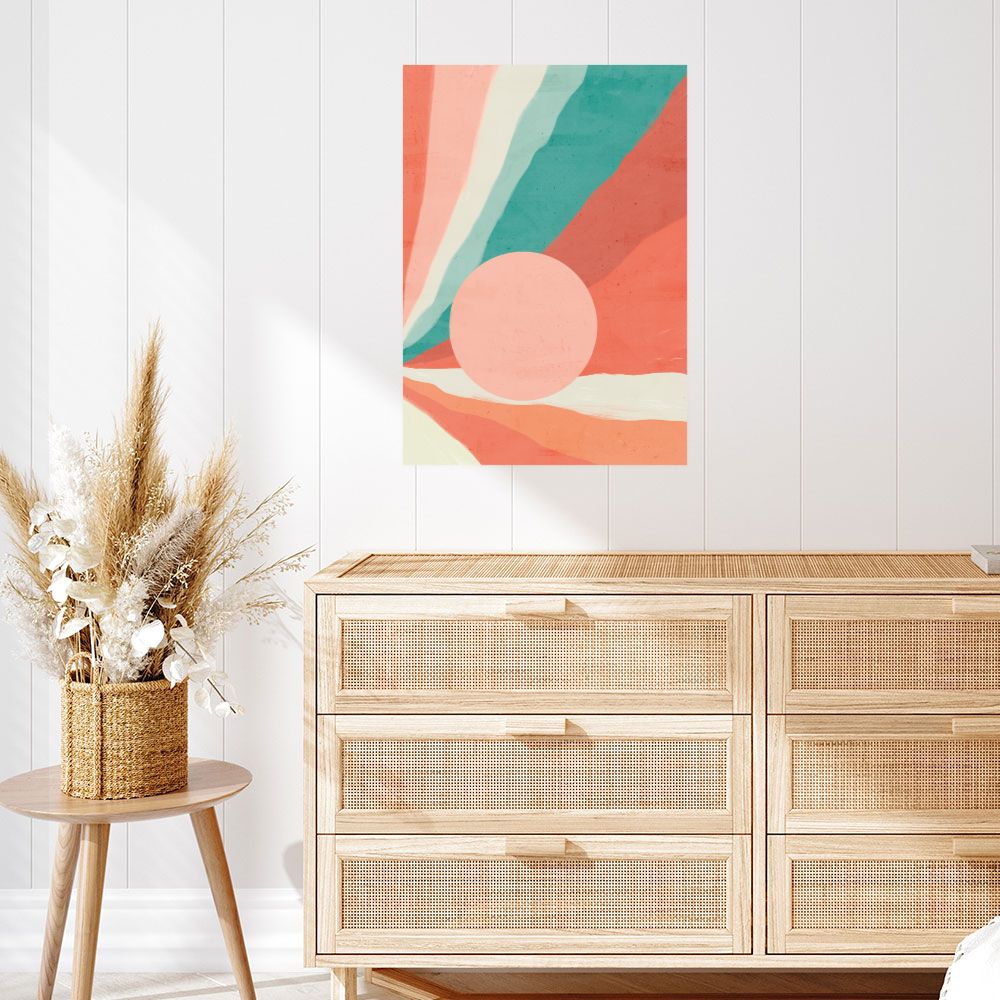 Affiche Horizon coloré