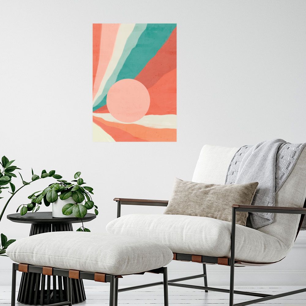 Affiche Horizon coloré