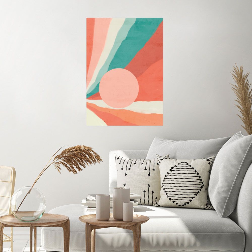 Affiche Horizon coloré