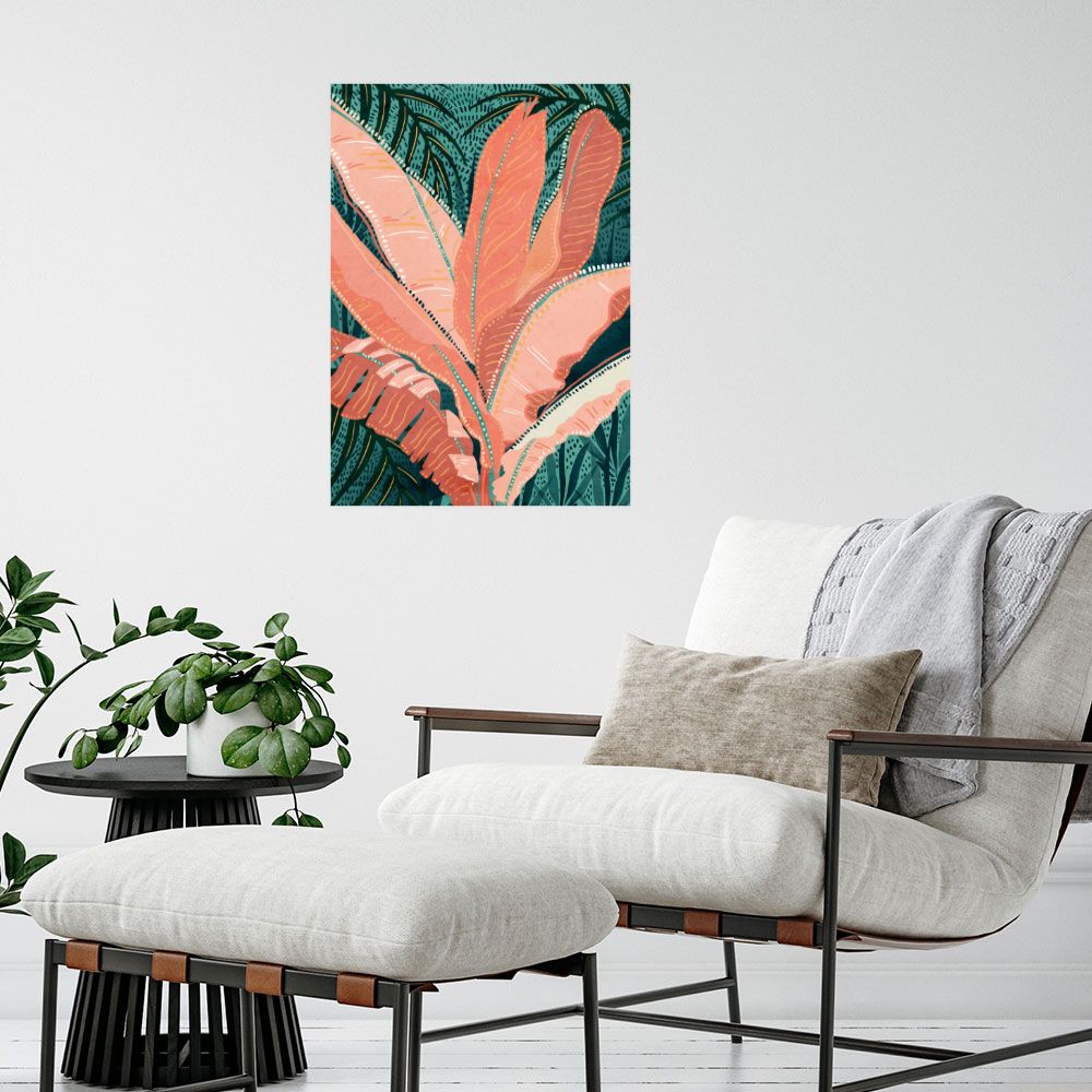 Affiche Feuillage exotique