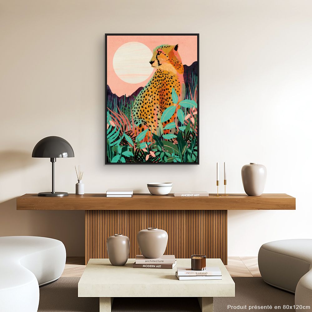 Tableau Guépard majestueux