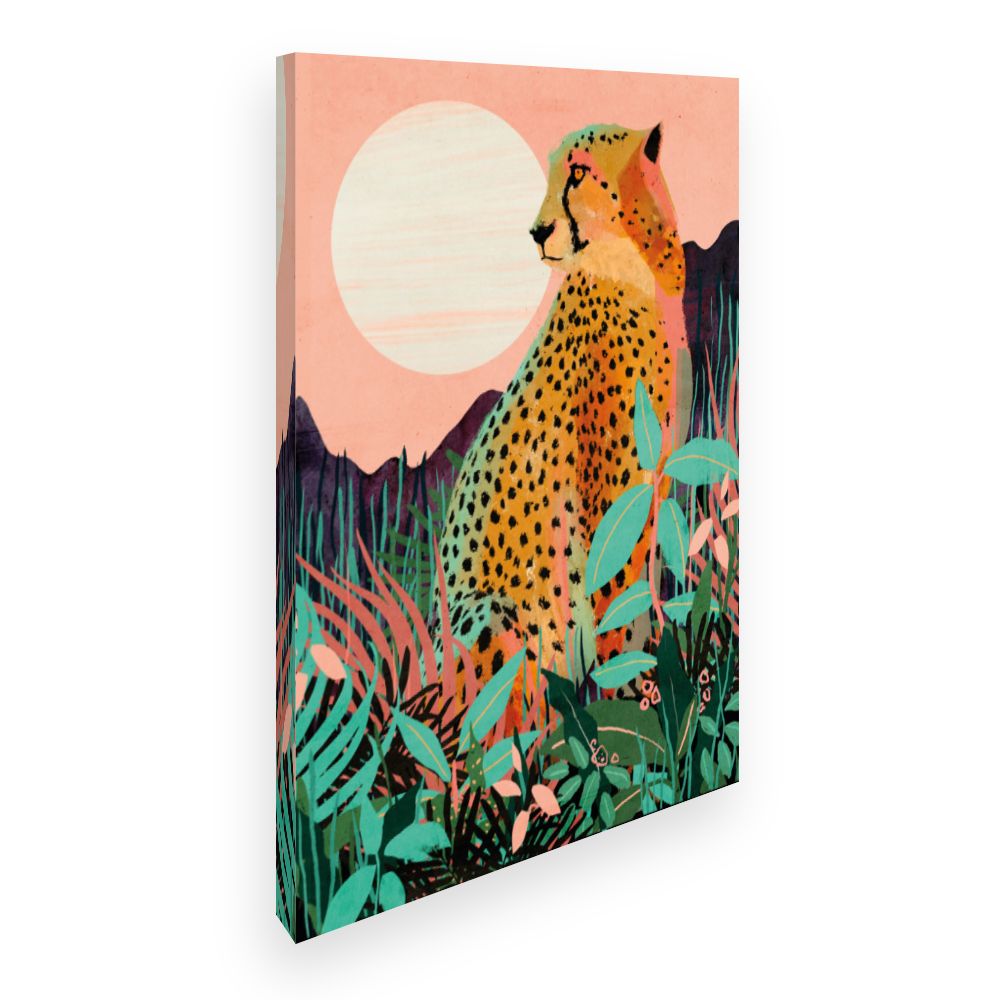 Toile Guépard majestueux