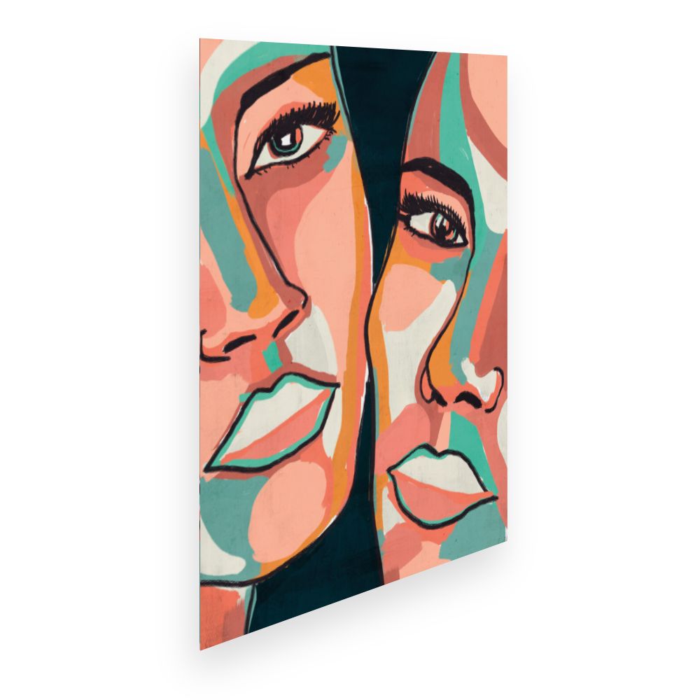 Affiche Visages abstraits