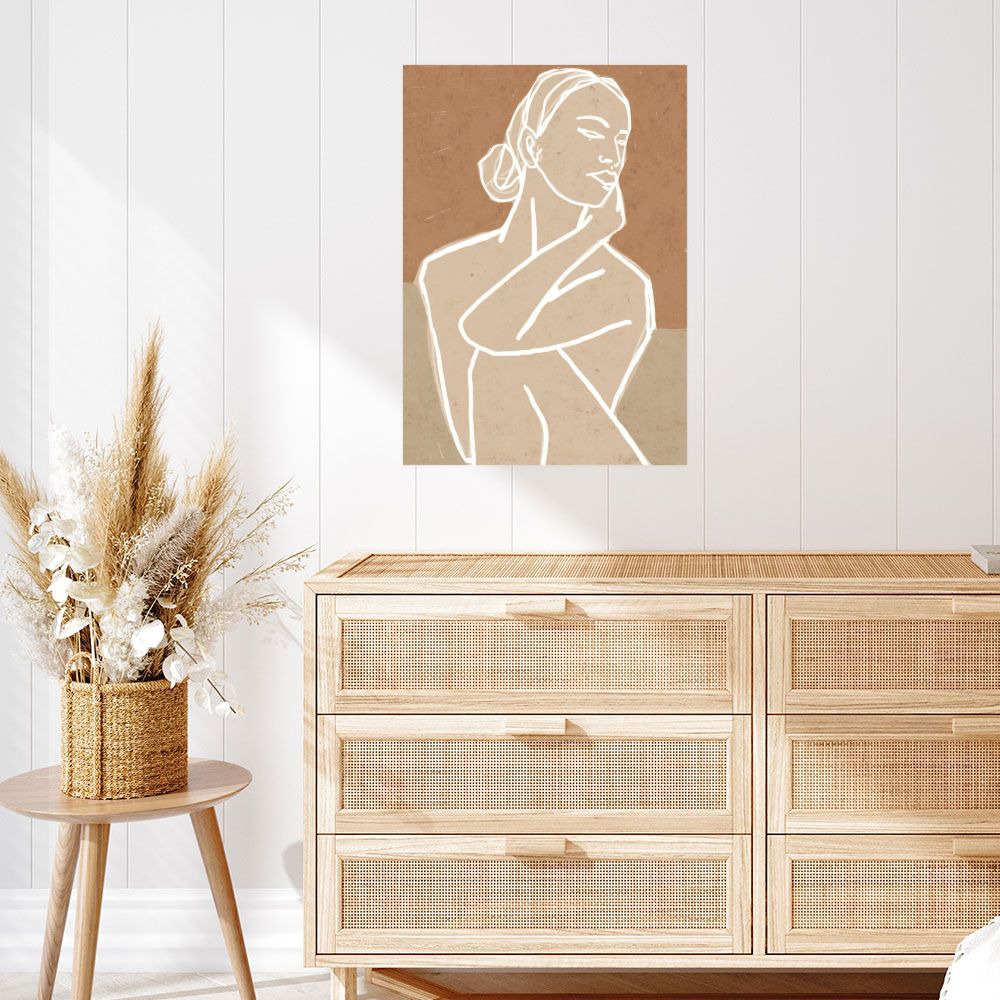 Affiche Silhouette féminine élégante