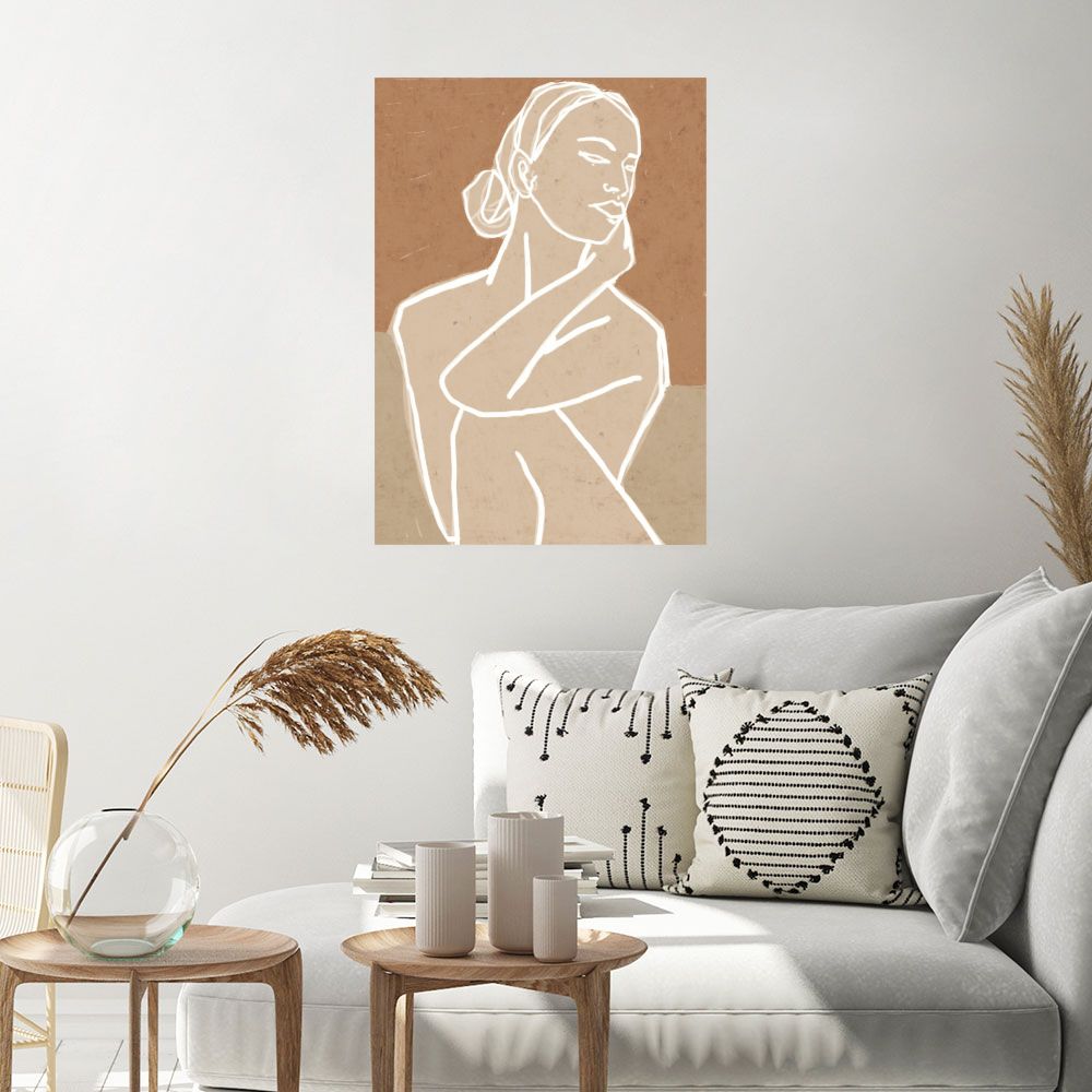 Affiche Silhouette féminine élégante