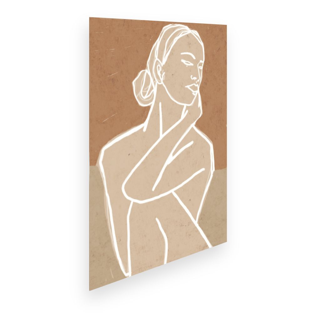 Affiche Silhouette féminine élégante