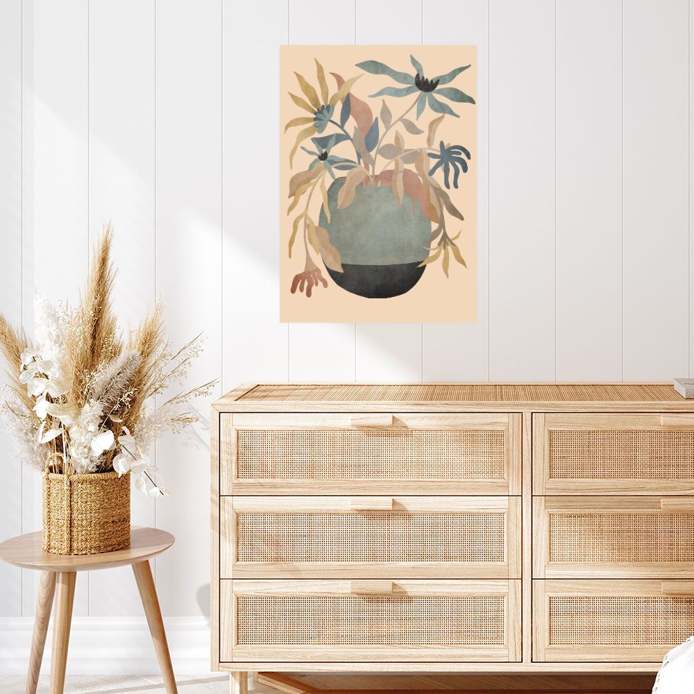 Affiche Fleurs artistiques