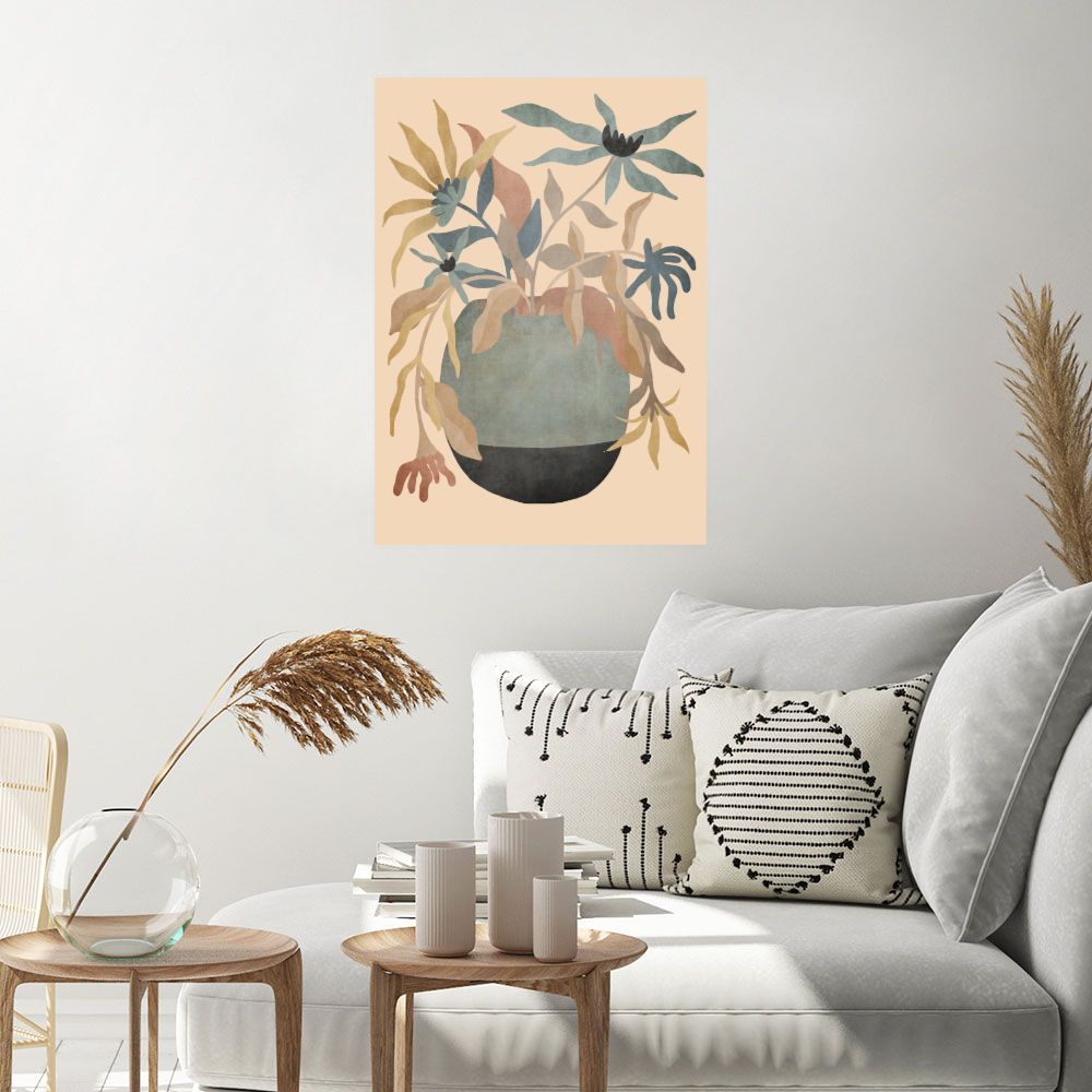 Affiche Fleurs artistiques