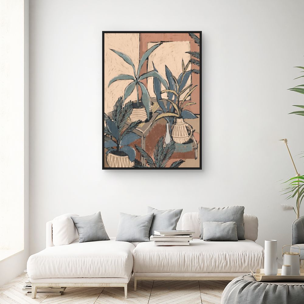 Tableau Plantes stylisées