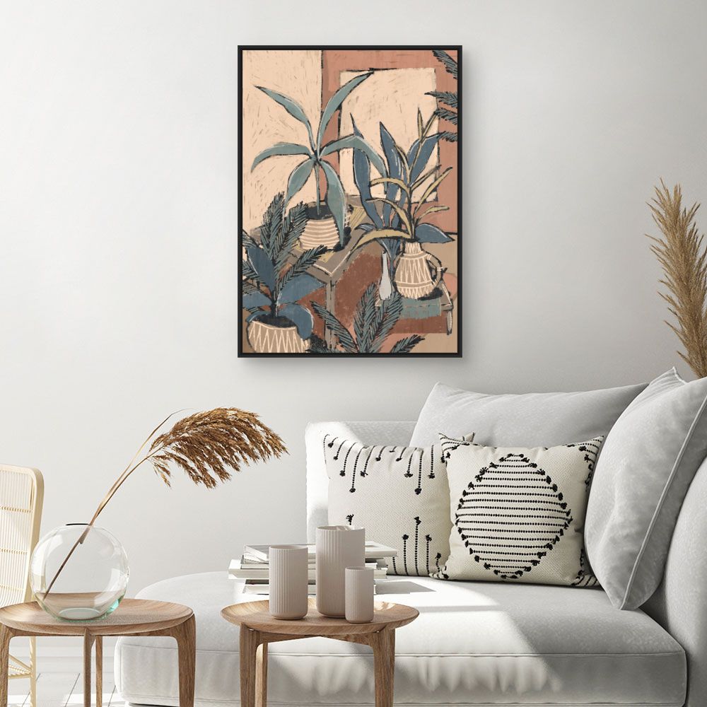Tableau Plantes stylisées