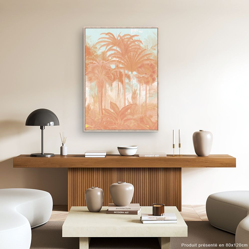 Tableau Paysage tropical onirique