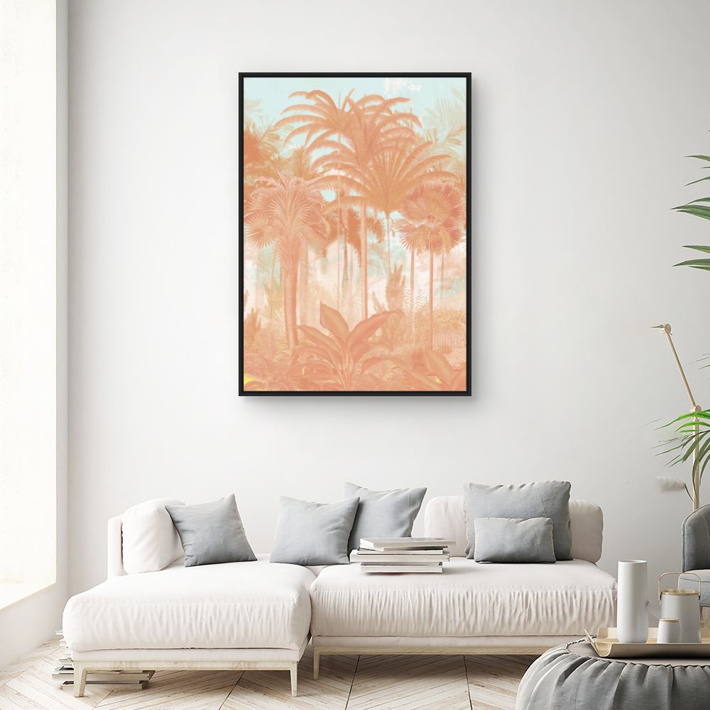 Tableau Paysage tropical onirique