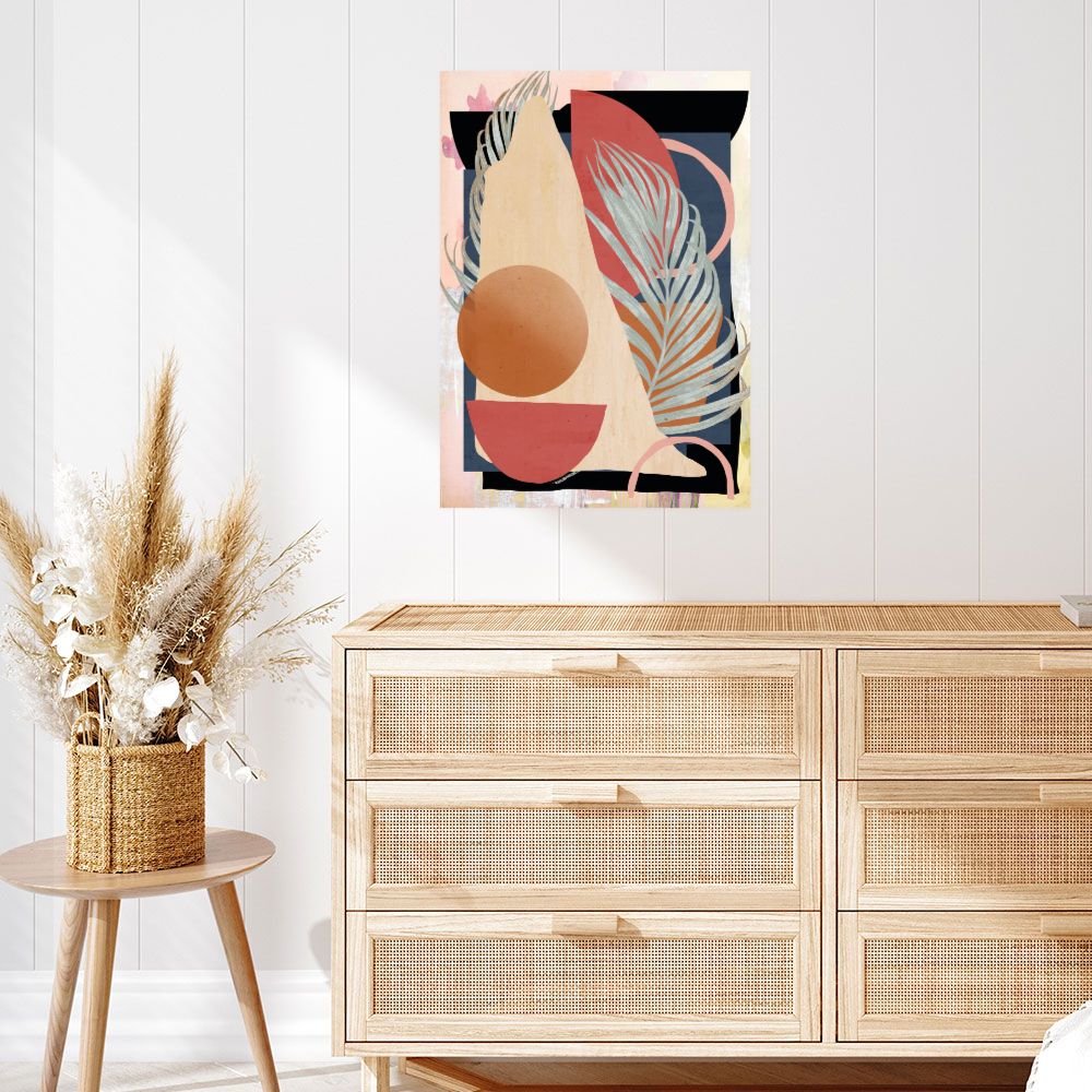 Affiche Feuilles abstraites