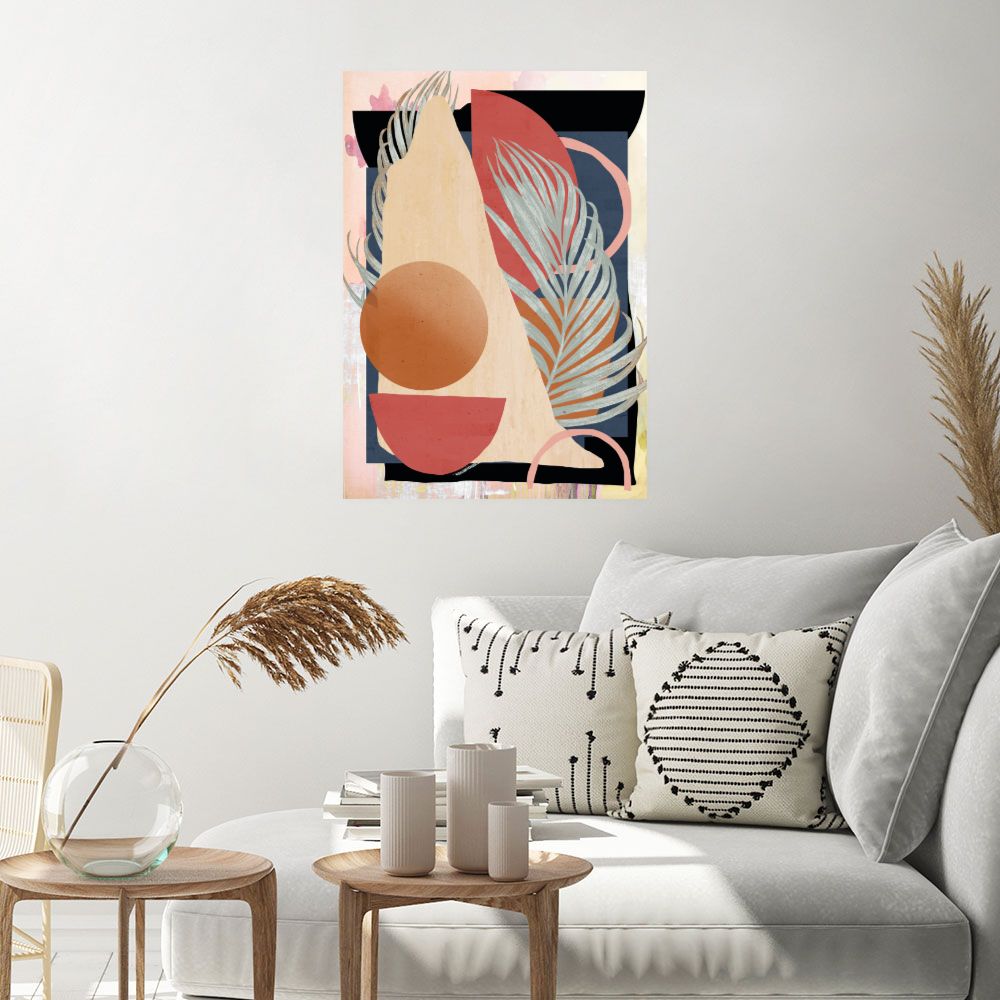 Affiche Feuilles abstraites