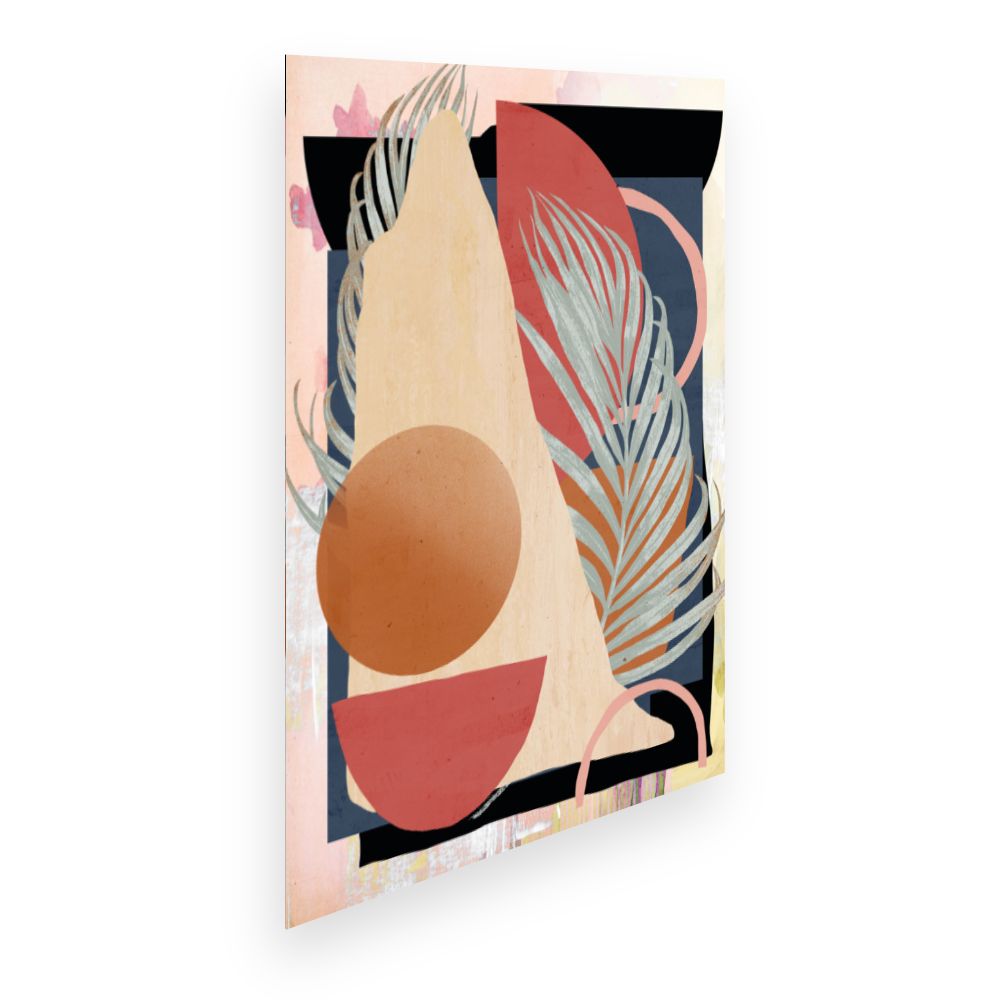 Affiche Feuilles abstraites