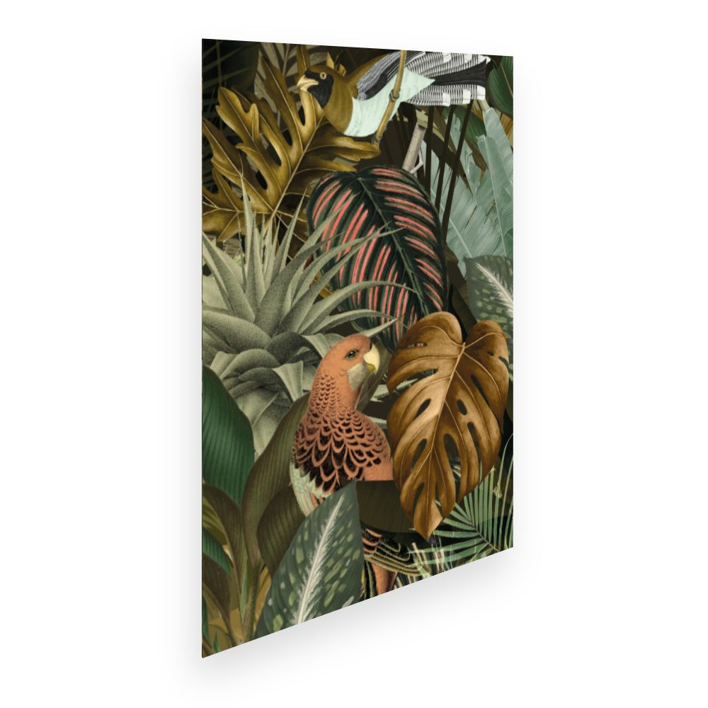 Affiche Feuillage exotique vibrant