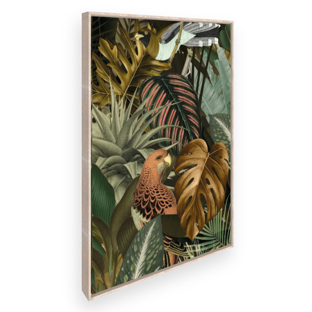 Toile Jungle exotique