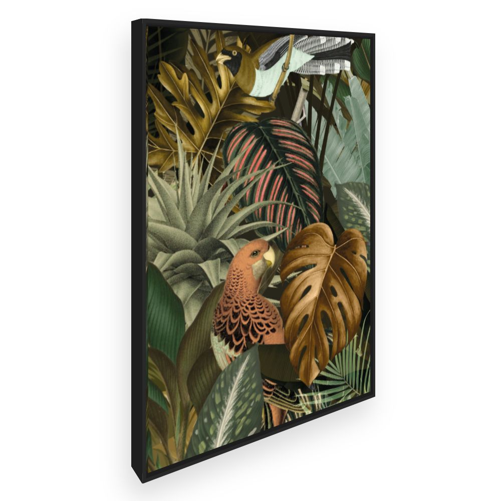 Toile Jungle exotique