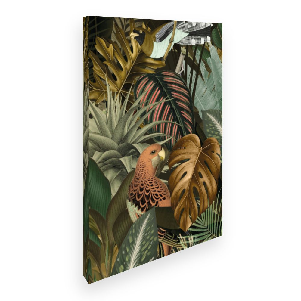 Toile Jungle exotique