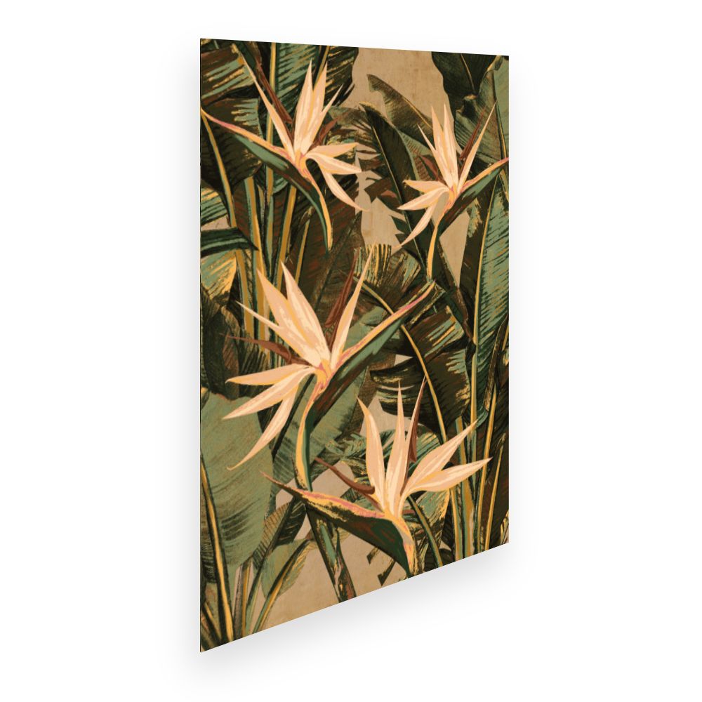 Affiche Fleurs exotiques vibrantes