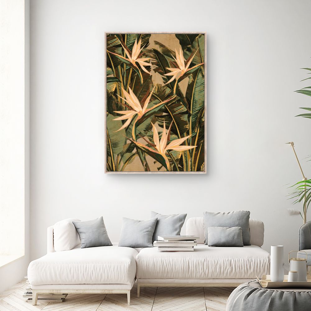 Tableau Fleurs exotiques vibrantes