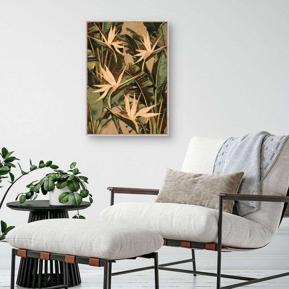 Tableau Fleurs exotiques vibrantes