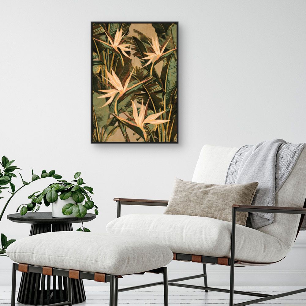 Tableau Fleurs exotiques vibrantes