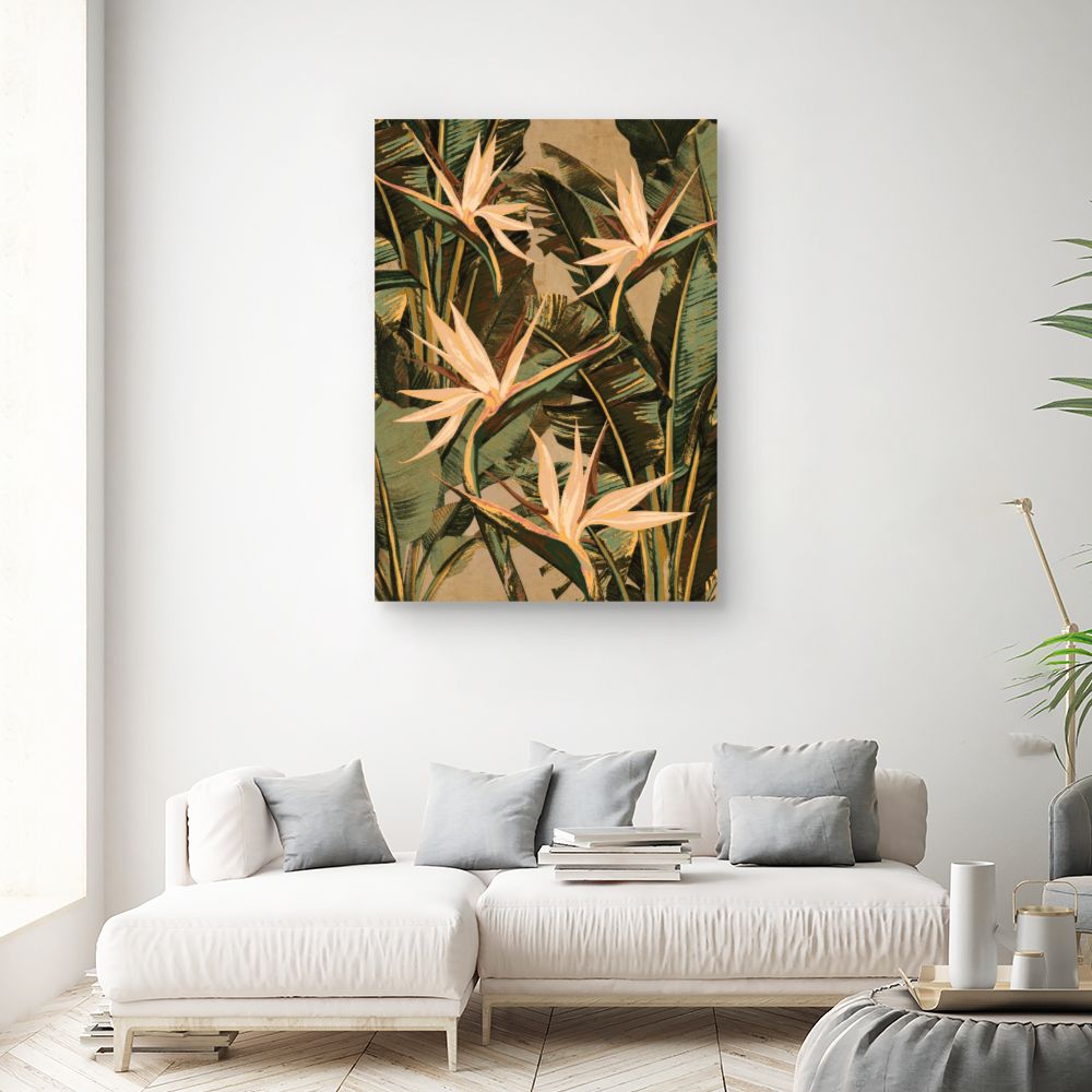 Tableau Fleurs exotiques vibrantes