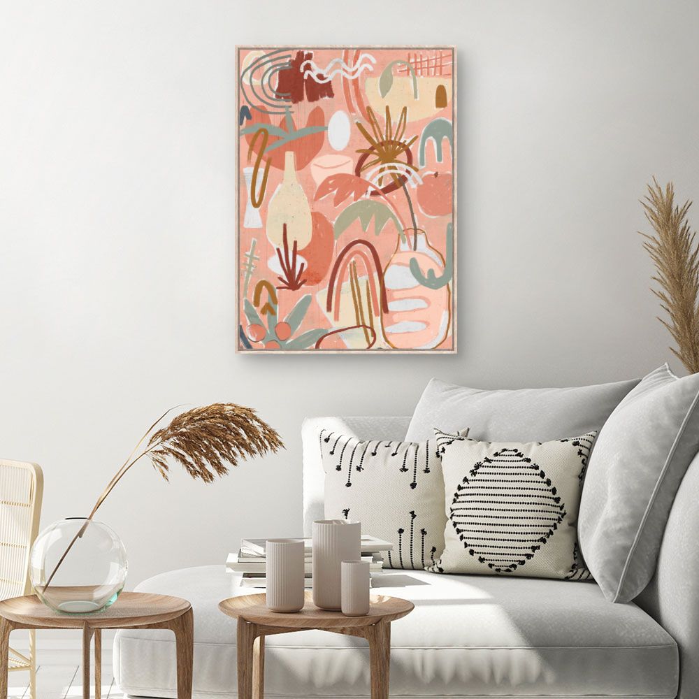 Tableau Abstrait pastel charmant