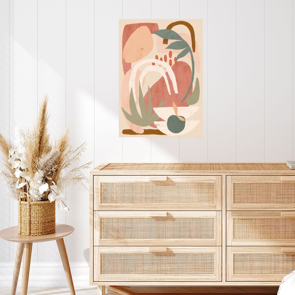 Affiche Formes douces naturelles