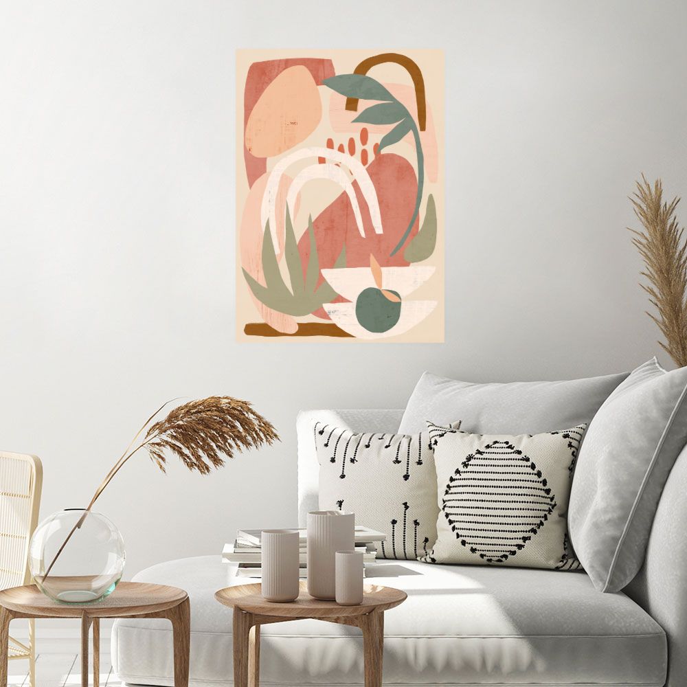 Affiche Formes douces naturelles