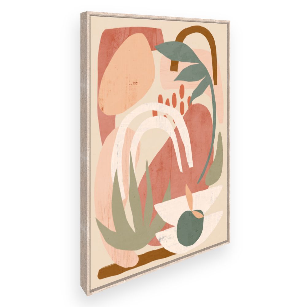 Toile Éléments organiques doux